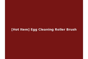 [Hot Item] Egg Cleaning Roller Brush