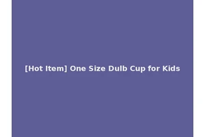 [Hot Item] One Size Dulb Cup for Kids