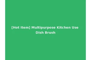 [Hot Item] Multipurpose Kitchen Use Dish Brush