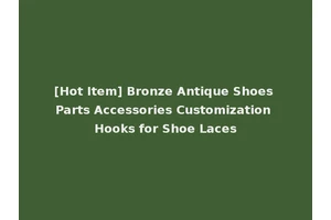 [Hot Item] Bronze Antique Shoes Parts Accessories Customization Hooks for Shoe Laces