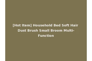 [Hot Item] Household Bed Soft Hair Dust Brush Small Broom Multi-Function