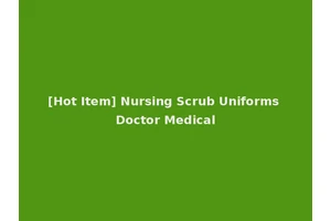 [Hot Item] Nursing Scrub Uniforms Doctor Medical