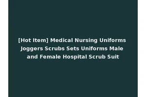 [Hot Item] Medical Nursing Uniforms Joggers Scrubs Sets Uniforms Male and Female Hospital Scrub Suit