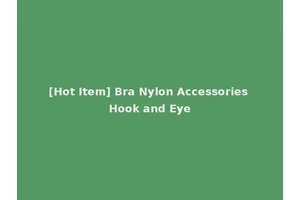 [Hot Item] Bra Nylon Accessories Hook and Eye