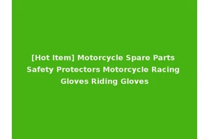 [Hot Item] Motorcycle Spare Parts Safety Protectors Motorcycle Racing Gloves Riding Gloves