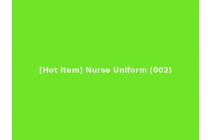[Hot Item] Nurse Uniform (002)