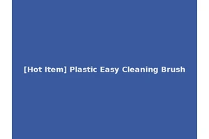 [Hot Item] Plastic Easy Cleaning Brush