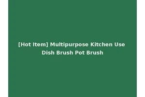 [Hot Item] Multipurpose Kitchen Use Dish Brush Pot Brush