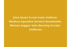 [Hot Item] Scrub Suits Uniform Medical Spandex Stretch Breathable Women Jogger Sets Nursing Scrubs Uniforms
