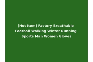 [Hot Item] Factory Breathable Football Walking Winter Running Sports Man Women Gloves