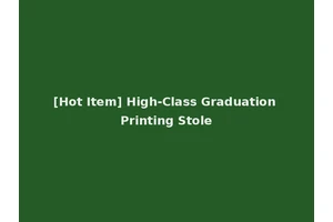 [Hot Item] High-Class Graduation Printing Stole