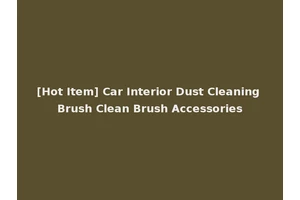 [Hot Item] Car Interior Dust Cleaning Brush Clean Brush Accessories