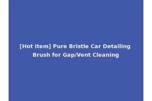 [Hot Item] Pure Bristle Car Detailing Brush for Gap/Vent Cleaning