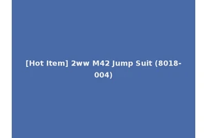 [Hot Item] 2ww M42 Jump Suit (8018-004)