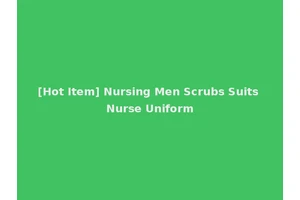 [Hot Item] Nursing Men Scrubs Suits Nurse Uniform