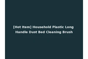 [Hot Item] Household Plastic Long Handle Dust Bed Cleaning Brush