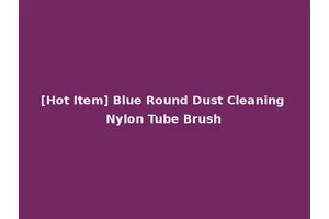 [Hot Item] Blue Round Dust Cleaning Nylon Tube Brush
