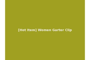 [Hot Item] Women Garter Clip