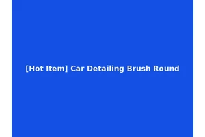 [Hot Item] Car Detailing Brush Round