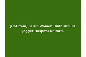 [Hot Item] Scrub Women Uniform Suit Jogger Hospital Uniform
