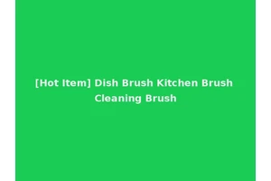 [Hot Item] Dish Brush Kitchen Brush Cleaning Brush