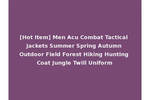 [Hot Item] Men Acu Combat Tactical Jackets Summer Spring Autumn Outdoor Field Forest Hiking Hunting Coat Jungle Twill Uniform