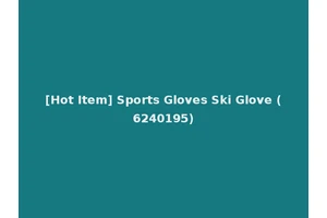 [Hot Item] Sports Gloves Ski Glove (6240195)