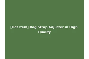 [Hot Item] Bag Strap Adjuster in High Quality