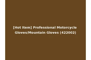 [Hot Item] Professional Motorcycle Gloves/Mountain Gloves (422002)