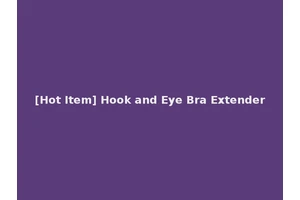 [Hot Item] Hook and Eye Bra Extender