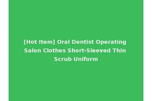 [Hot Item] Oral Dentist Operating Salon Clothes Short-Sleeved Thin Scrub Uniform