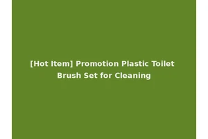 [Hot Item] Promotion Plastic Toilet Brush Set for Cleaning