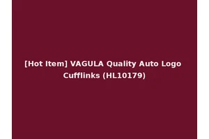 [Hot Item] VAGULA Quality Auto Logo Cufflinks (HL10179)
