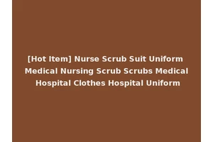 [Hot Item] Nurse Scrub Suit Uniform Medical Nursing Scrub Scrubs Medical Hospital Clothes Hospital Uniform