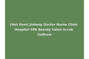 [Hot Item] Jinteng Doctor Nurse Clinic Hospital SPA Beauty Salon Scrub Uniform