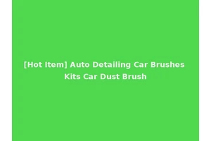 [Hot Item] Auto Detailing Car Brushes Kits Car Dust Brush
