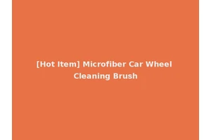 [Hot Item] Microfiber Car Wheel Cleaning Brush