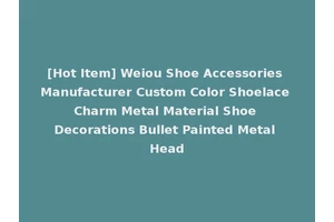 [Hot Item] Weiou Shoe Accessories Manufacturer Custom Color Shoelace Charm Metal Material Shoe Decorations Bullet Painted Metal Head