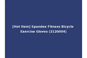 [Hot Item] Spandex Fitness Bicycle Exercise Gloves (2120004)