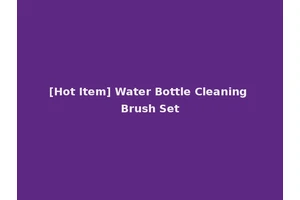 [Hot Item] Water Bottle Cleaning Brush Set