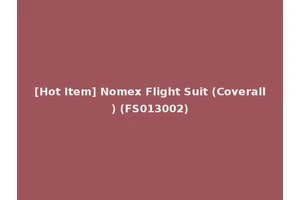 [Hot Item] Nomex Flight Suit (Coverall) (FS013002)
