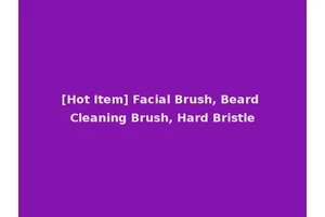 [Hot Item] Facial Brush, Beard Cleaning Brush, Hard Bristle