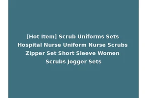 [Hot Item] Scrub Uniforms Sets Hospital Nurse Uniform Nurse Scrubs Zipper Set Short Sleeve Women Scrubs Jogger Sets