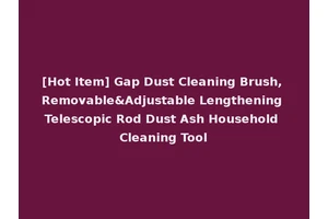 [Hot Item] Gap Dust Cleaning Brush, Removable&Adjustable Lengthening Telescopic Rod Dust Ash Household Cleaning Tool