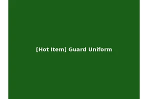 [Hot Item] Guard Uniform