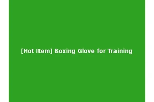 [Hot Item] Boxing Glove for Training