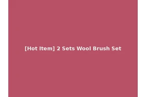 [Hot Item] 2 Sets Wool Brush Set