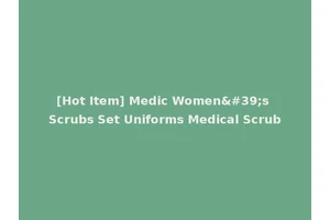 [Hot Item] Medic Women's Scrubs Set Uniforms Medical Scrub