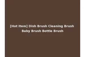 [Hot Item] Dish Brush Cleaning Brush Baby Brush Bottle Brush