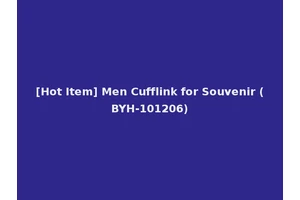 [Hot Item] Men Cufflink for Souvenir (BYH-101206)